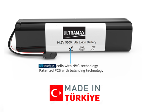 Dreame D9 Robot Süpürge için 5800mAH Ultramax Marka Batarya
