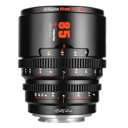 85mm T2.1 Sony (E Mount) S35 Cine Lens Siyah