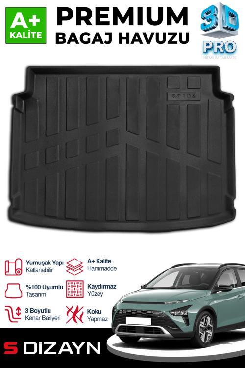 Hyundai Bayon 3D Pro Bagaj Havuzu 2021 Üzeri A+ Kalite