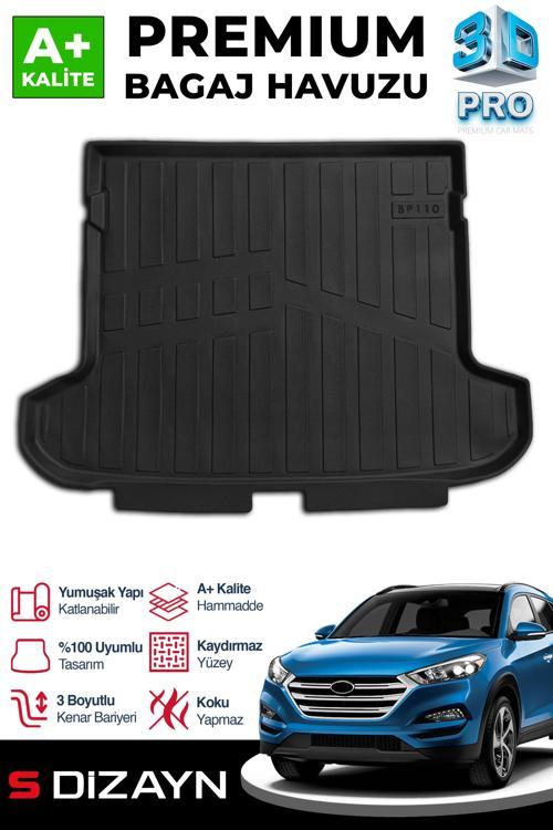 Hyundai Tucson 3D Pro Bagaj Havuzu 2015-2021 A+ Kalite