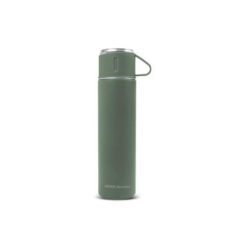 Thermosteel Nature Bardaklı Çelik Sızdırmaz Termos Haki 500 ml