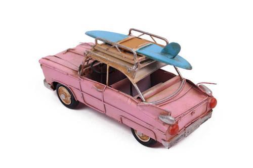 Dekoratif Metal Araba Çerçeveli Classic Chevrolet 1204E-3105 Model-M143