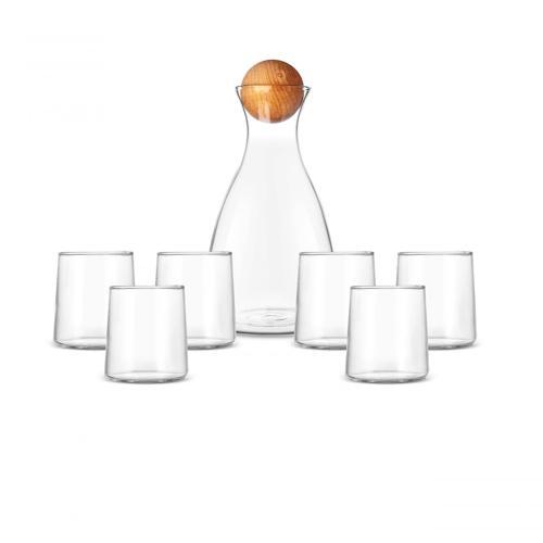 Camelia 7 Parça Bardak Seti Şeffaf