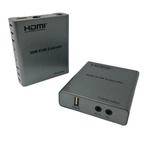 60Metre HDMI+USB+IR To Cat6 KVM Extender
