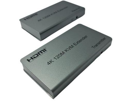 4K 120Metre HDMI+USB+IR To Cat6 KVM Extender