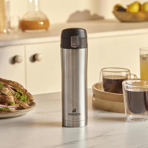 Pluton Çelik Sızdırmaz Termos Inox 450 ml