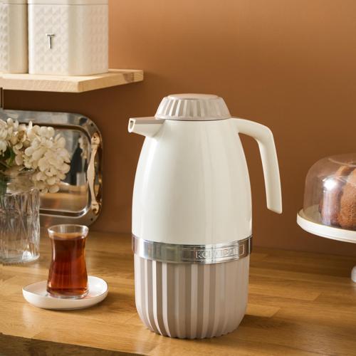 Gant Cam Sızdırmaz Termos 2L Krem