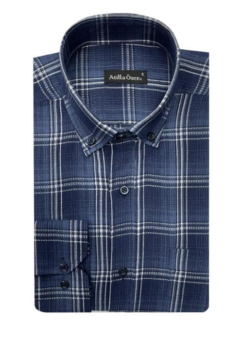 Uzun Kol Klasik Erkek Gömlek 7333