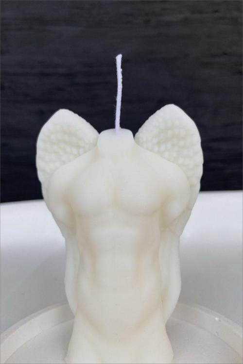 Kanatlı Erkek Büstü Kokulu Mum - Melek Mum