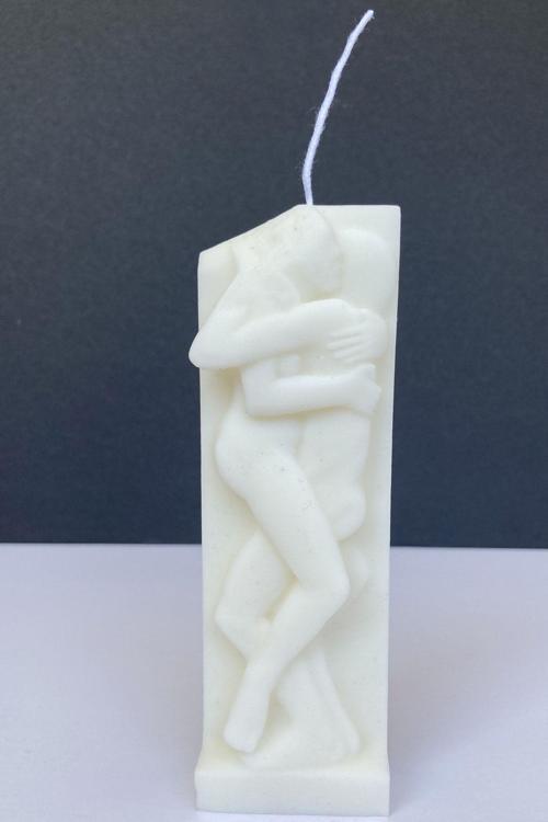 Ecstasy Heykeli Kokulu Mum Beyaz - Soya Wax Mumu