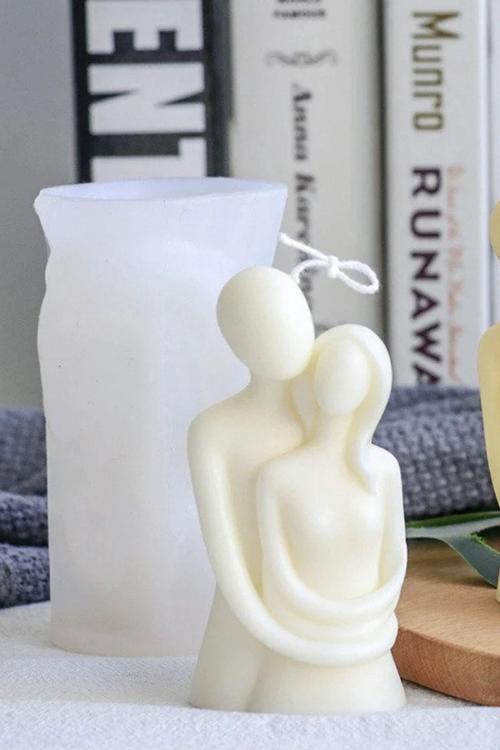 Dekoratif Çift Mum - Lover Mum Silikon Kalıp
