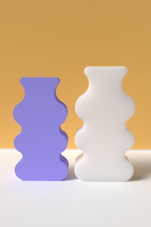 Dekoratif Geometrik Mum Silikon Kalıp M1 - Mum Yapım Malzemeleri
