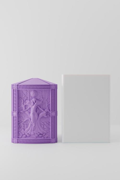 Kara Gece Morana Mum Silikon Kalıp -  Mitoloji Tanrıça Morana Desenli Mum Kalıbı 11 X 8 Cm