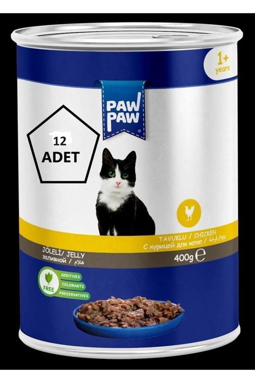 Tavuklu Yetişkin Kedi Konserve 400gr 12'li