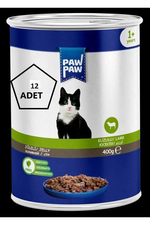 Kuzu Etli Yetişkin Kedi Konservesi 400Gr 12'li