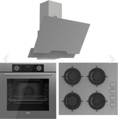 Fryart Hava Fritözü Fonksiyonlu Ankastre Set Gri (D065 + CS208 + XE63CPR)