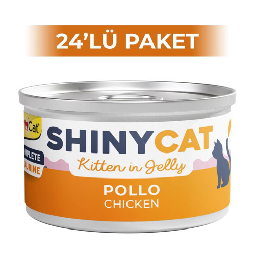 Shinycat Jöle İçinde Tavuklu Yavru Kedi Konservesi 70 gr 24 Adet