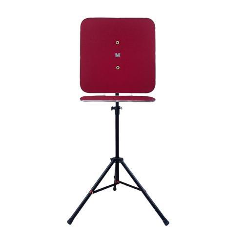 Raf Düzenekli Tripod Ayaklı Kare Dart Arkalık, Bordo
