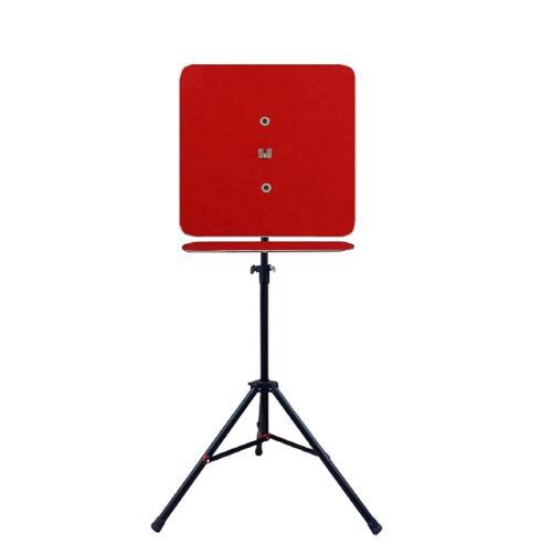 Raf Düzenekli Tripod Ayaklı Kare Dart Arkalık. Kırmızı