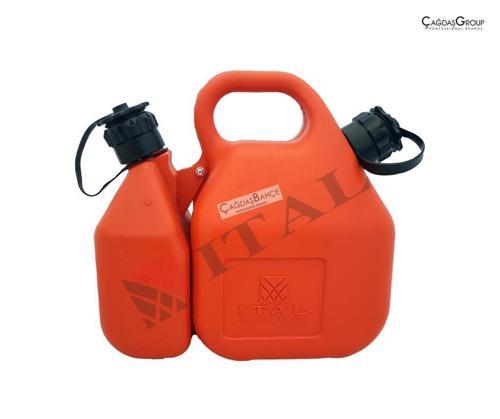 YA01.00.005 Benzin Bidonu Avadanlık 5+2 Litre Çift Gözlü