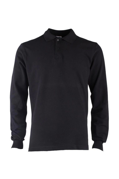 Padus %100 Pamuk Polo Yaka Uzun Kollu T-Shirt Şık Ve Konforlu İş Ve Genel Kullanım