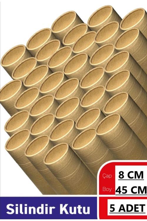 5 Adet Karton Masura Silindir Kutu Postüp Rulo Kargo Tüpü Kedi Tırmalama Tahtası Yapımı İçin Koli