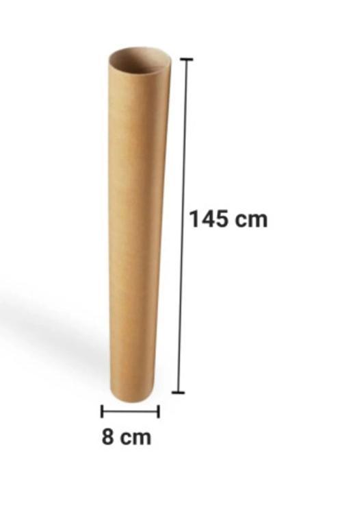 Karton Masura Boy 145 Cm Iç Çap 8 Cm Balonlu Naylon Masurası (1 Adet Fiyatıdır )