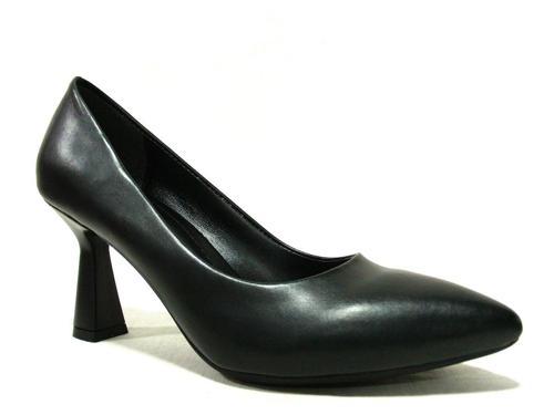 Siyah Anatomik Stiletto Topuklu Ayakkabı