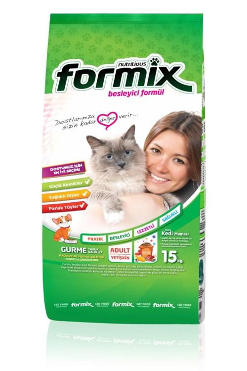 Formix 15 Kg Besleyici Gurme Kedi Maması (Renkli)