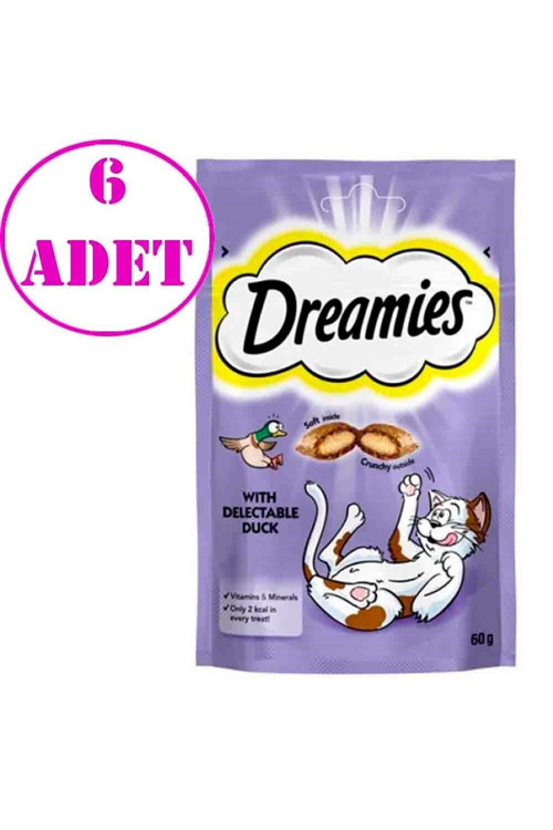 Dreamies Ördekli Kedi Ödülü 60 Gr 6Ad