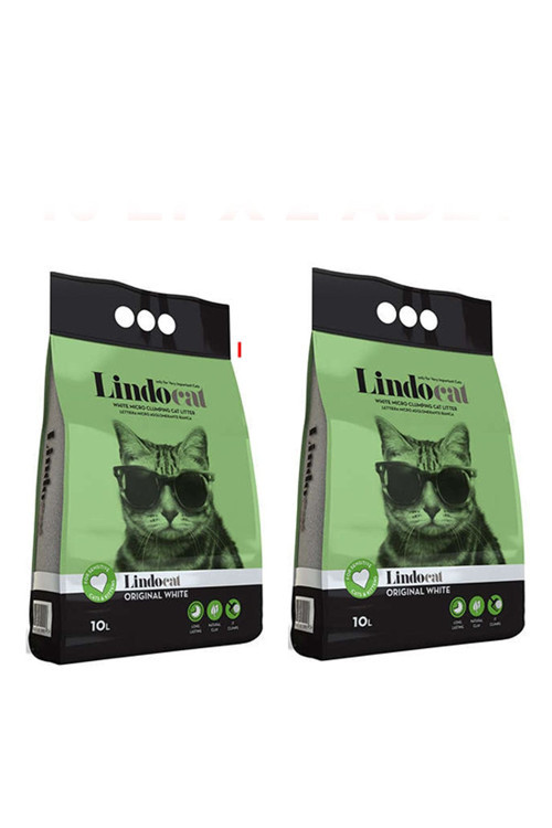 Lindo Cat Topaklaşan Kokusuz Ince Taneli Kedi Kumu 10 Lt X 2 Adet