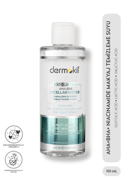 Exfoliating Aha Bha Niacinamide Micellar Makyaj Temizleme Suyu 400 Ml