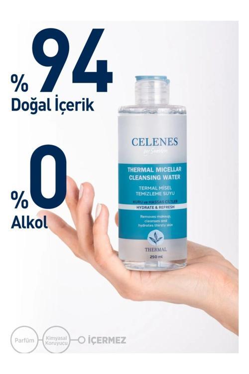 Nemlendirici Ve Canlandırıcı Thermal Misel Temizleme Suyu Kuru Ve Hassas Ciltler 250 Ml