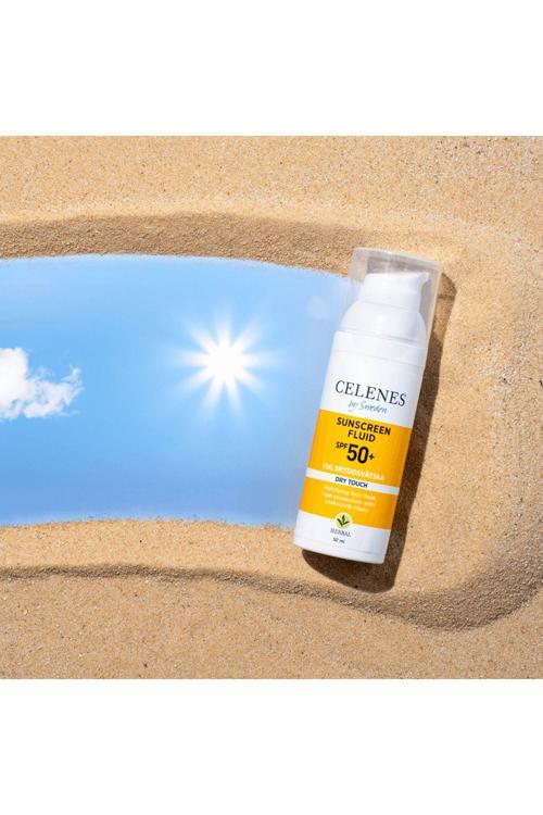 Herbal Dry Touch Spf 50+ Mat Bitişli Güneş Kremi - Yüz Ve Dekolte Bölgesi 50 Ml