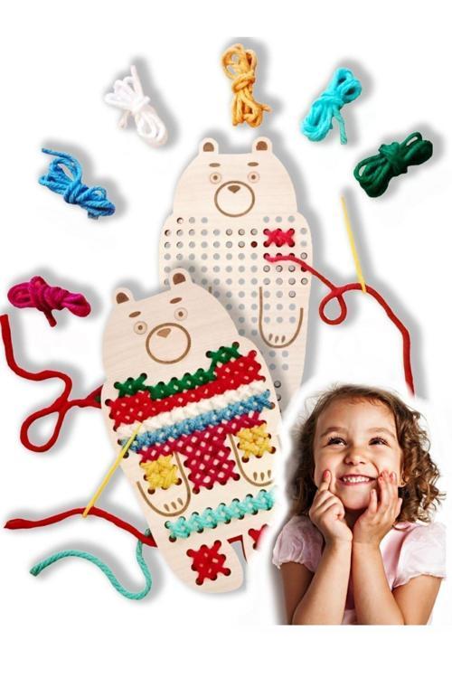 Eğlenceli Eğitici Kanaviçe Seti, Geliştirici Montessori Oyuncak
