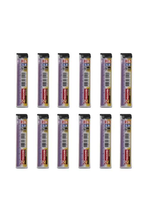 M-750 75Mm Cetvelli Kurşun Kalem Ucu 0.9Mm - 12 Adet