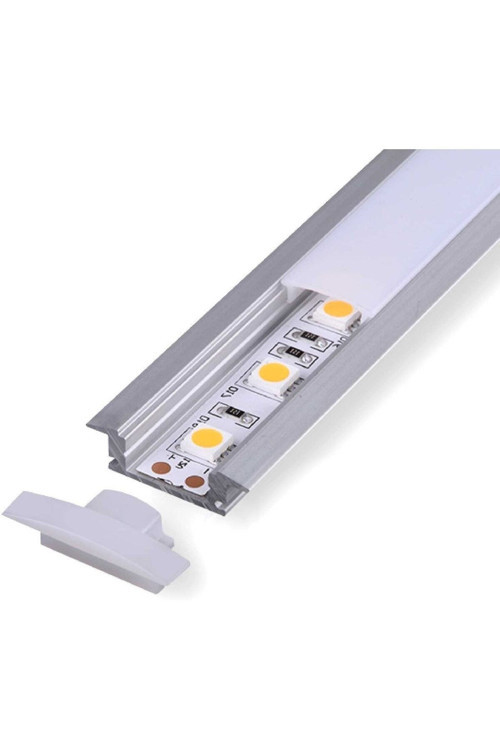 Mutfak Dolabı Ve Tezgah Altı Sıva Altı Alçıpan Gömme Tek Sıra Led Şerit Profil Aydınlatma