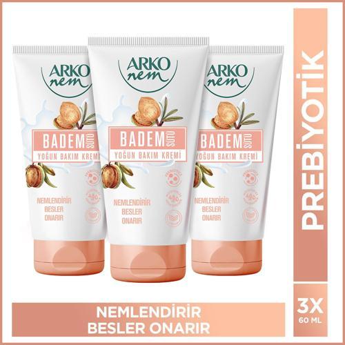 Nem Yoğun Bakım Kremi Badem Sütü 3x60 Ml