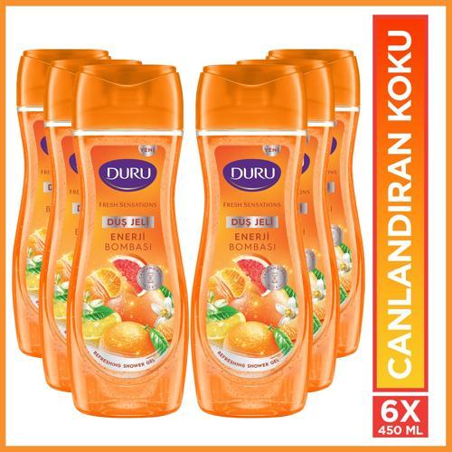Fresh Sensations Enerji Bombası Duş Jeli 6x450 Ml