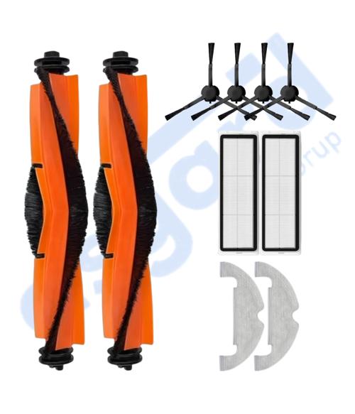 XİAOMİ MOP 2 ULTRA – X10 Uyumlu 2 Ana Fırça 4 Yan Fırça 2 Filtre 2 Mop