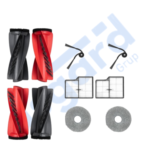 Roborock Saros 10- Saros 10R Uyumlu 2 Ana Fırça 2 Yan Fırça 2 Filtre 2 Mop