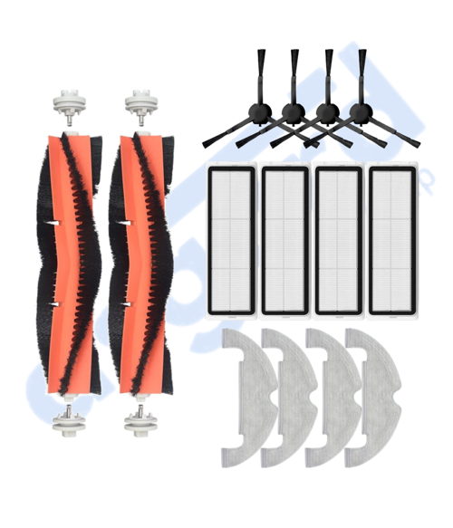 DREAME D10 PLUS – D10S PLUS – D10 PLUS GEN 2 UYUMLU 2 Ana Fırça 4 Yan Fırça 4 Filtre 4 Mop