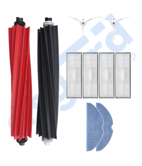 ROBOROCK S8 , S8+ ,S8 PRO-PRO ULTRA UYUMLU 1 Ana Fırça 2 Yan Fırça 4 Filtre 2 Mop