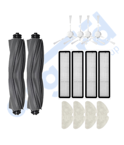 DREAME D10S, D10S PRO, D9 MAX GEN 2 UYUMLU 2 Ana Fırça 4 Yan Fırça 4 Filtre 4 Mop