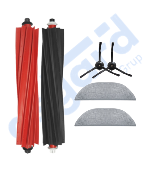 ROBOROCK S8 MaxV Ultra Uyumlu  1 Ana Fırça 2 Yan Fırça 2 Mop
