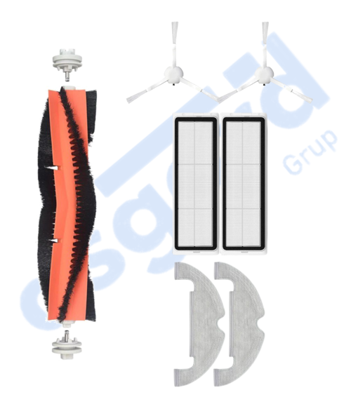 XİAOMİ MOP 2 ULTRA – X10 Uyumlu 1 Ana Fırça 2 Yan Fırça 2 Filtre 2 Mop