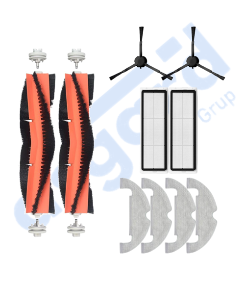 XİAOMİ MOP 2 ULTRA – X10 Uyumlu 2 Ana Fırça 2 Yan Fırça 2 Filtre 4 Mop