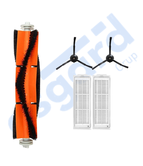 Xiaomi Mop 2 Pro (MJST1SHW) -Mop 2 Lite Uyumlu 1 Ana Fırça 2 Yan Fırça 2 Filtre