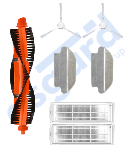 VİOMİ MOP PRO, 3C ,3C PLUS Uyumlu 1 Ana Fırça 2 Yan Fırça 2 Filtre 2 Mop