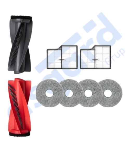 Roborock Saros 10- Saros 10R Uyumlu 1 Ana Fırça 2 Filtre 4 Mop